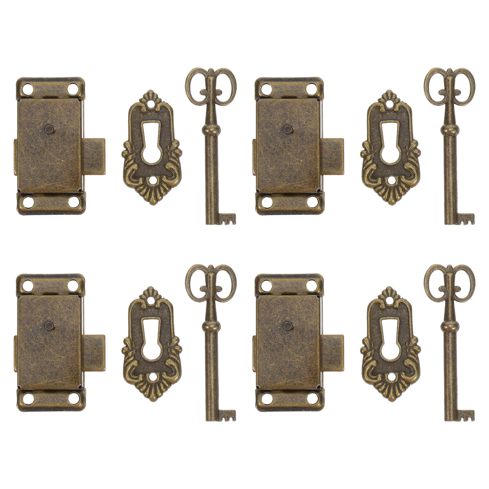 4Sets Vintage Cabinet Locks Re - Vintage Furniture Hardware Replacement 评论和价格