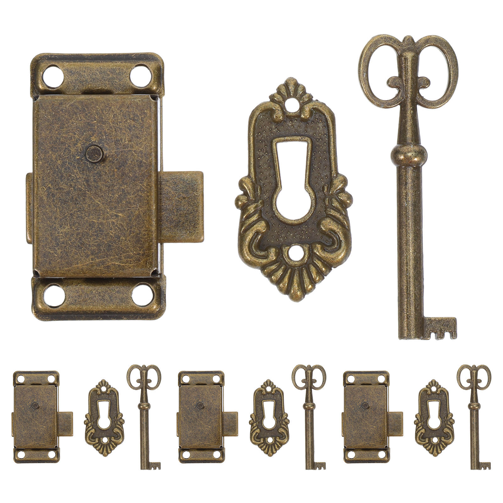 4Sets Vintage Cabinet Locks Re - Vintage Furniture Hardware Replacement 评论和价格