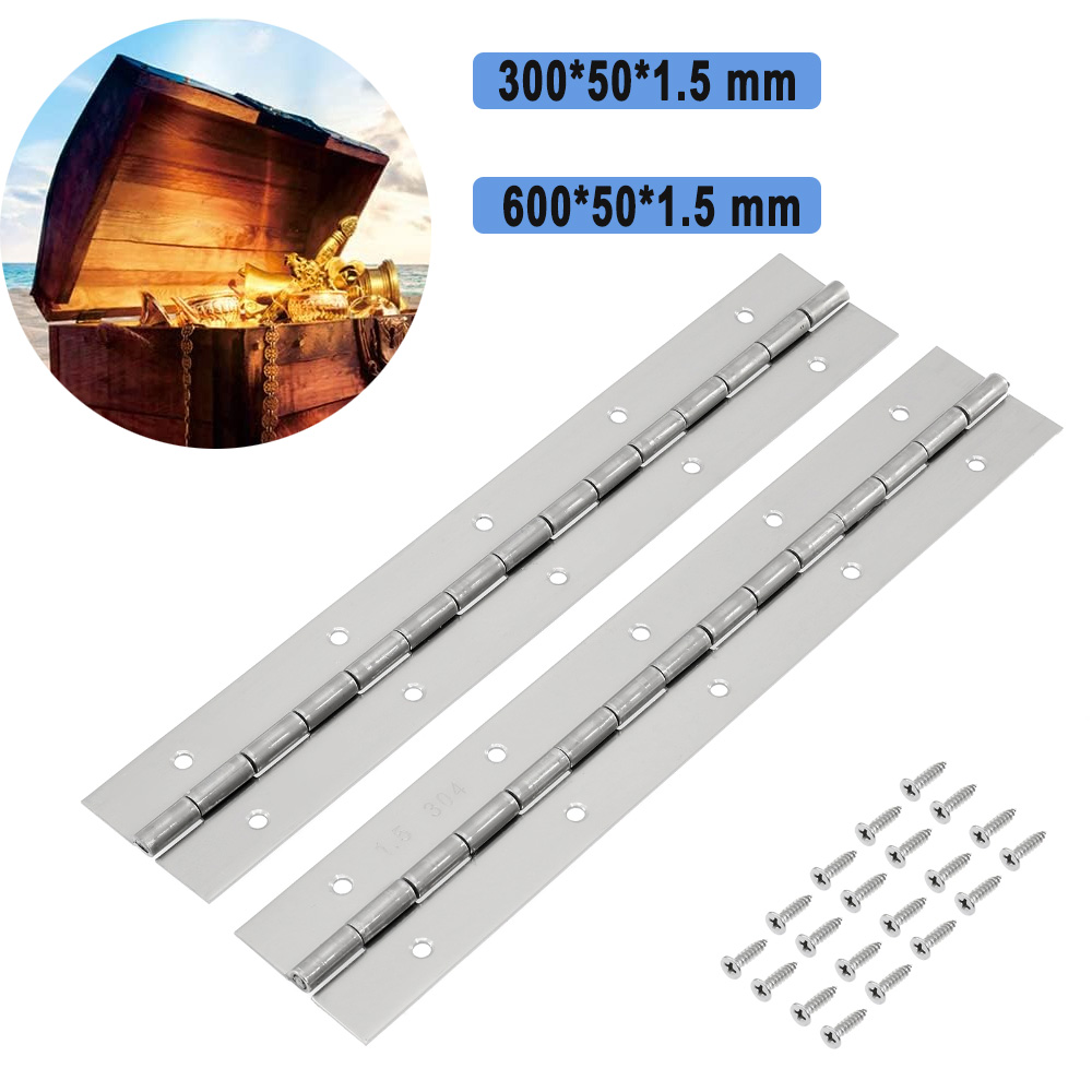 2Pcs 304 Stainless Steel Furni - Piano Hinge Continuous 评论和价格