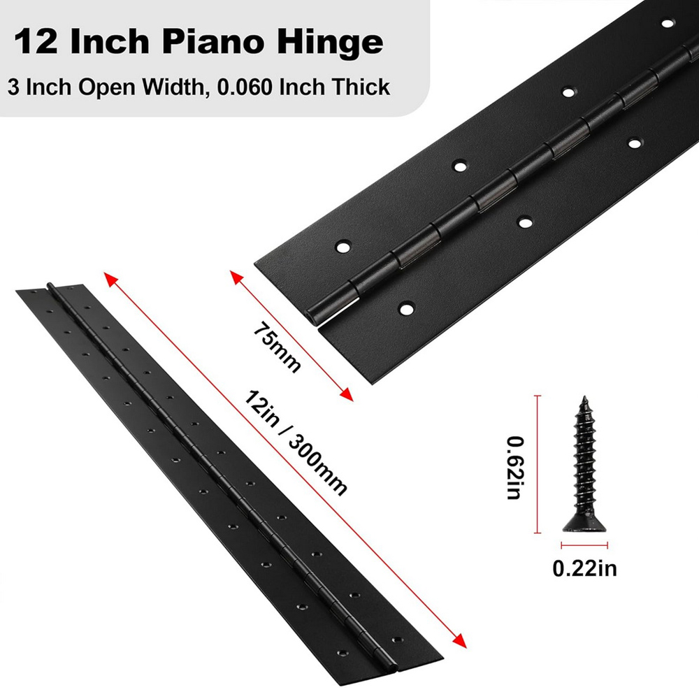 6in-20in Black Piano Hinges He - Piano Hinge Continuous 评论和价格