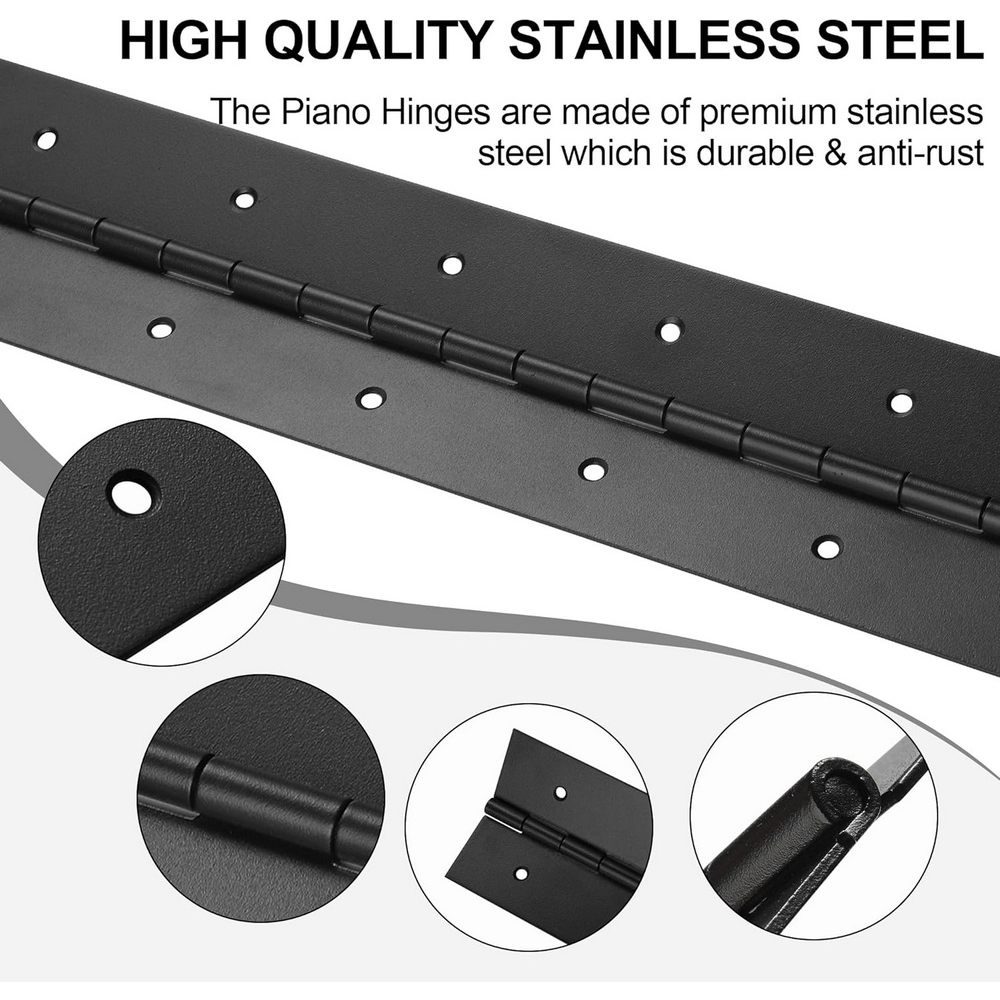 6in-20in Black Piano Hinges He - Piano Hinge Continuous 评论和价格