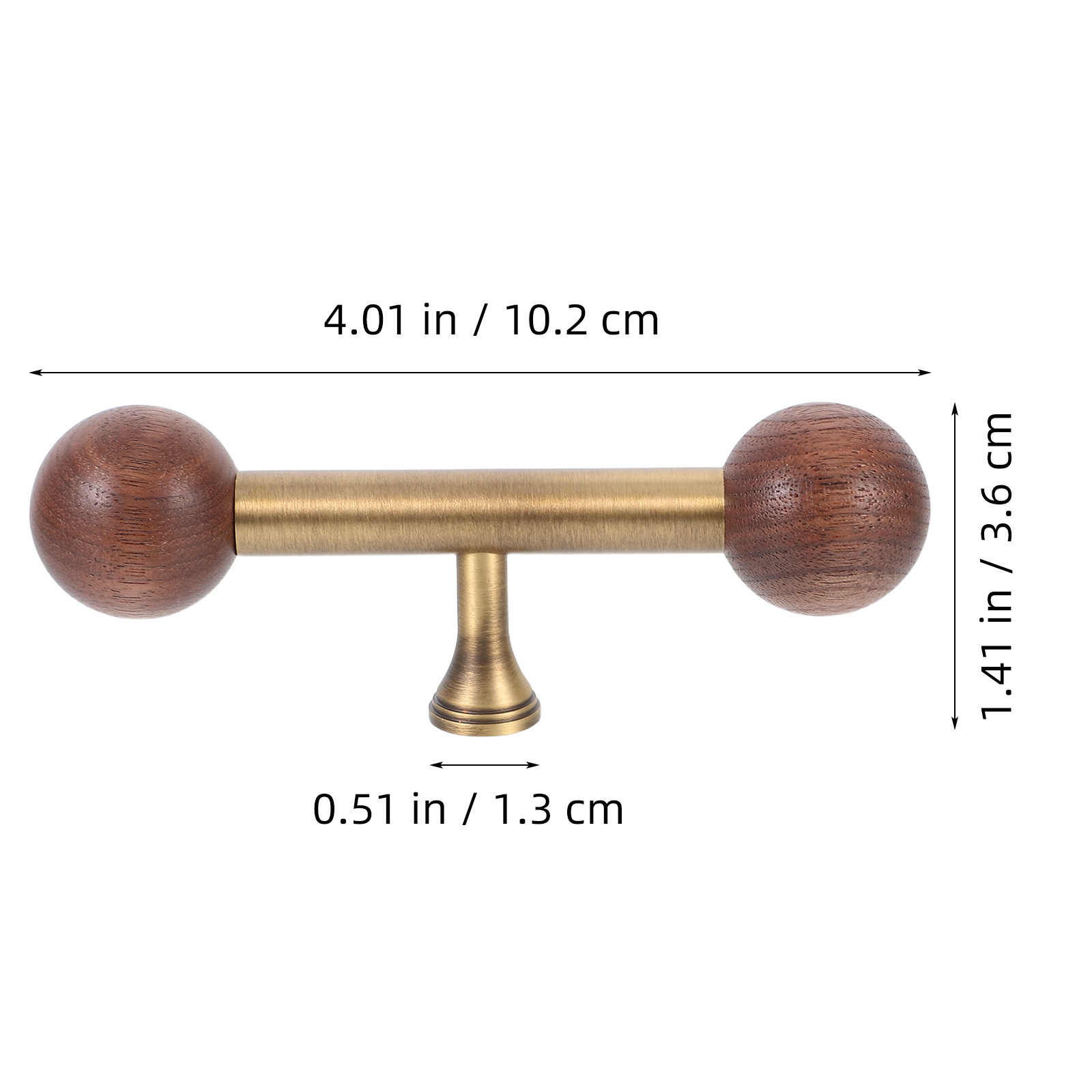 Wooden Core Brass Finish Vinta - Vintage Furniture Hardware Replacement 评论和价格