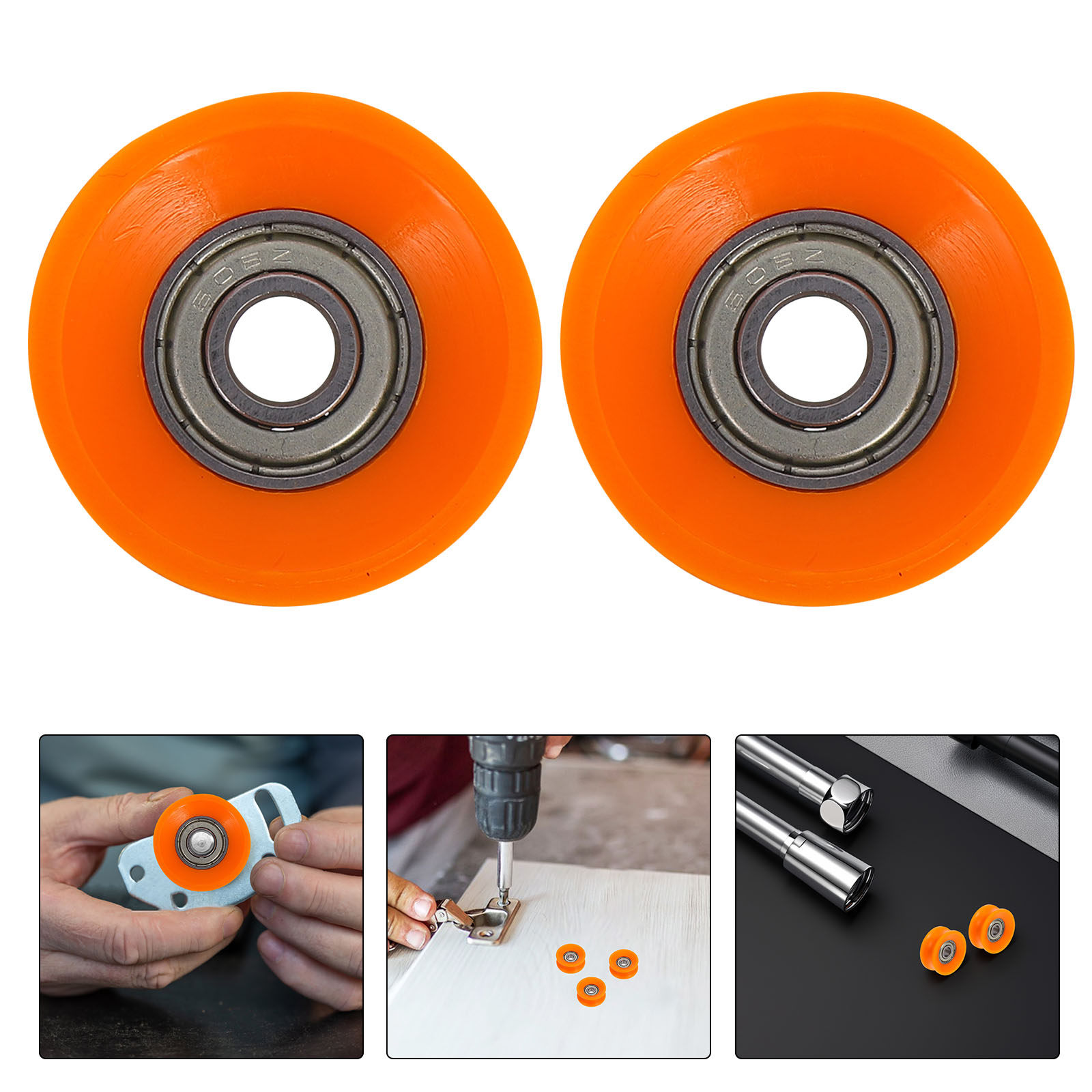 5Pcs U-Groove Nylon Sliding Do - Furniture Hardware Replacement 评论和价格