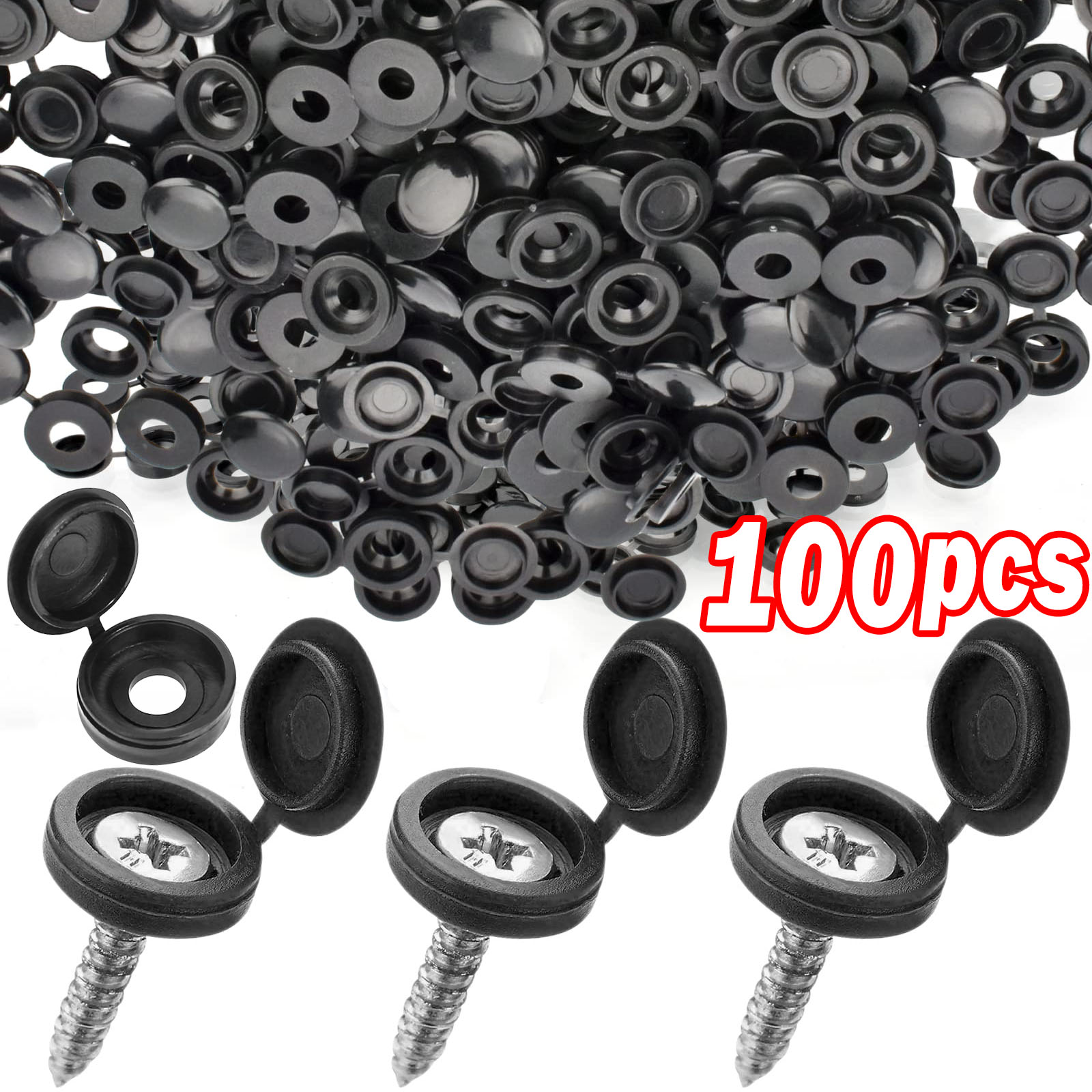 5/100PCS Hinged Plastic Screw  - Furniture Hardware Hinges 评论和价格