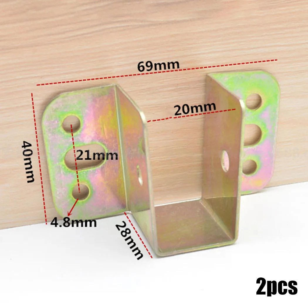 2pcs U Shaped Metal Bed Bracke - Furniture Hardware Hinges 评论和价格