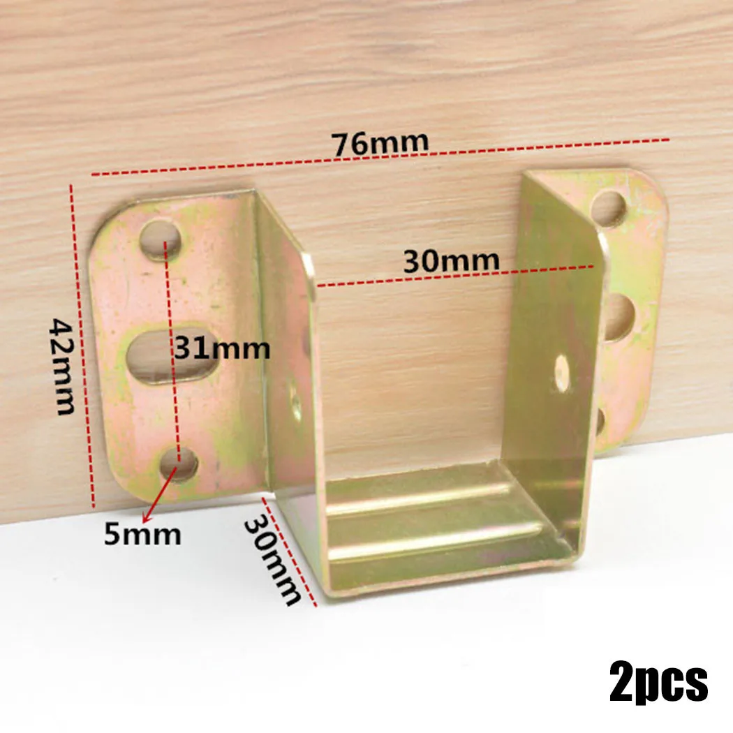 2pcs U Shaped Metal Bed Bracke - Furniture Hardware Hinges 评论和价格