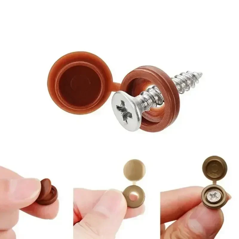 Hinged Plastic Screw Cap Cover - Furniture Hardware Hinges 评论和价格