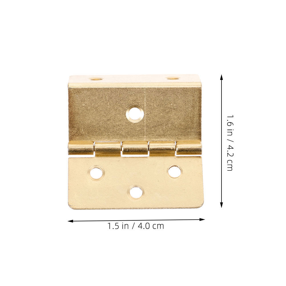 4Pcs Vintage Tri-Fold Hinges R - Vintage Furniture Hardware Replacement 评论和价格