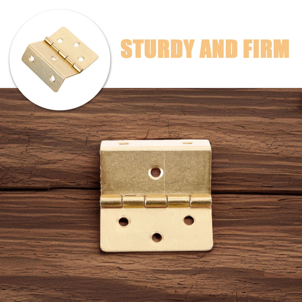 4Pcs Vintage Tri-Fold Hinges R - Vintage Furniture Hardware Replacement 评论和价格