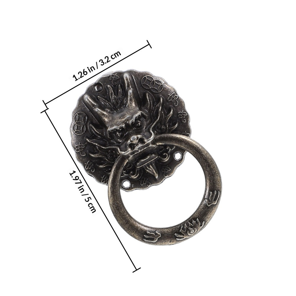 6Pcs Vintage Alloy Retro Drawe - Vintage Furniture Hardware Replacement 评论和价格