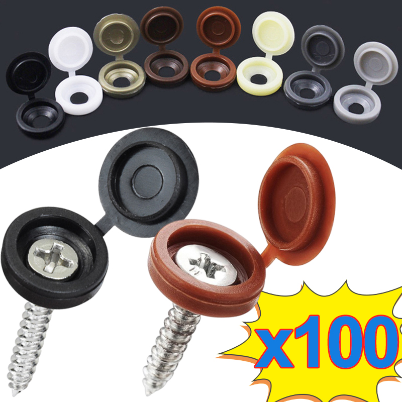 10/500pcs Screw Decorative Cap - Furniture Hardware Hinges 评论和价格