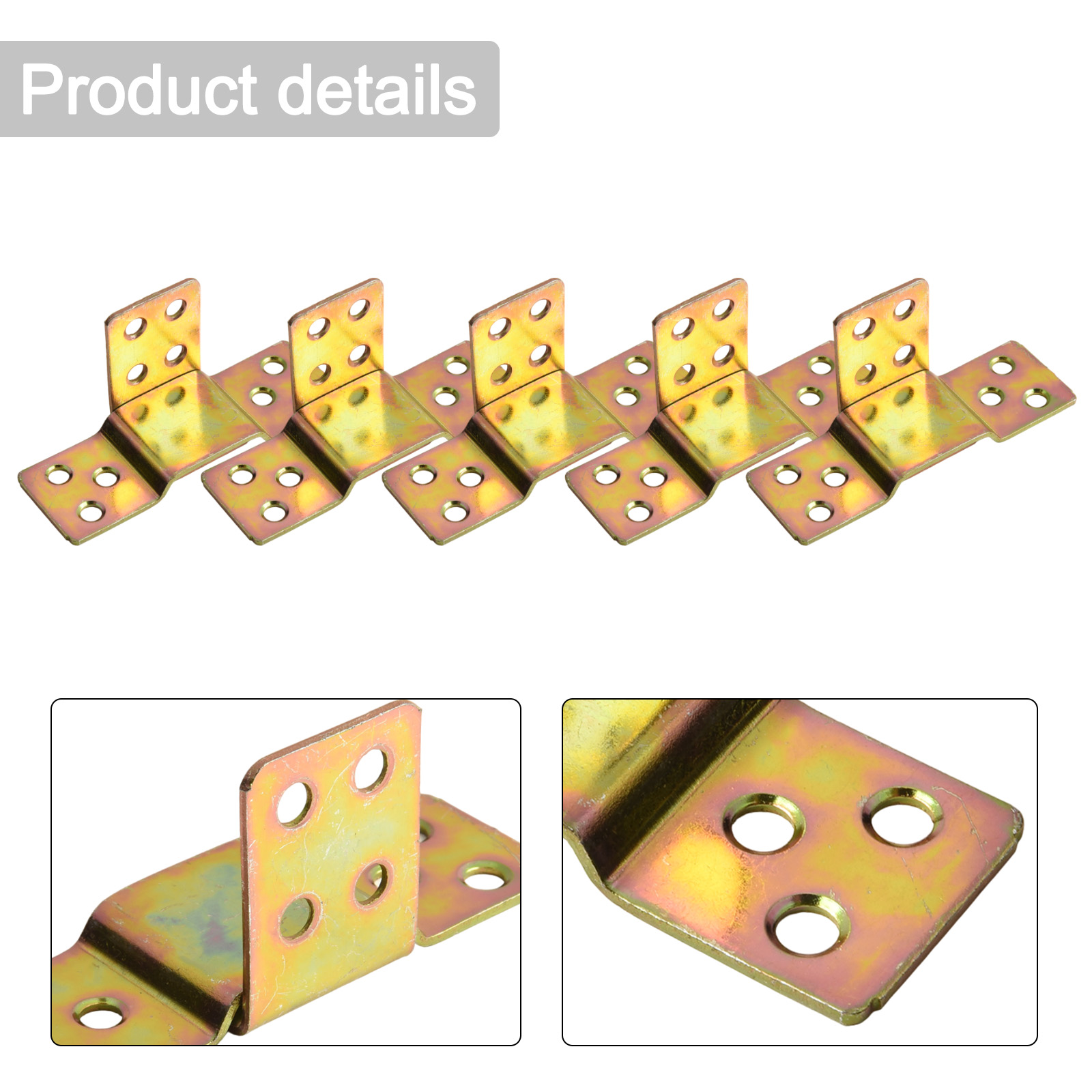5Pcs Metal Bed Rail Bracket Wo - Furniture Hardware Replacement 评论和价格