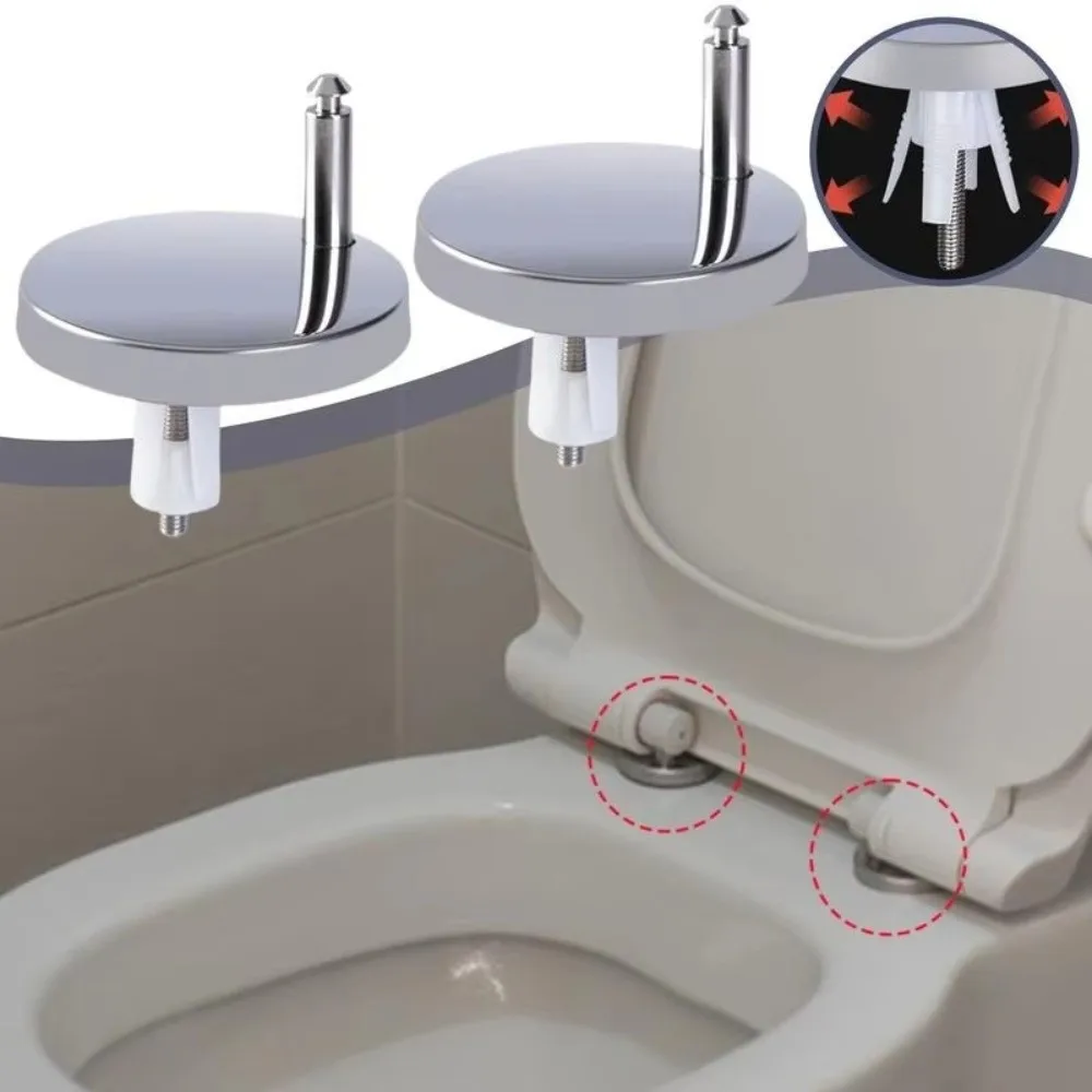 1Pair Stainless Steel Toilet S - Furniture Hardware Replacement 评论和价格