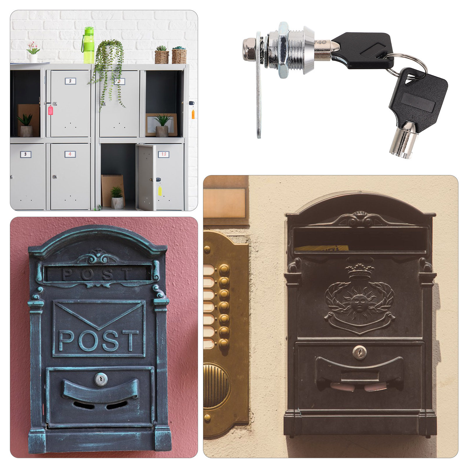 1Set Zinc Alloy Cam Locks Cyli - Furniture Hardware Replacement 评论和价格