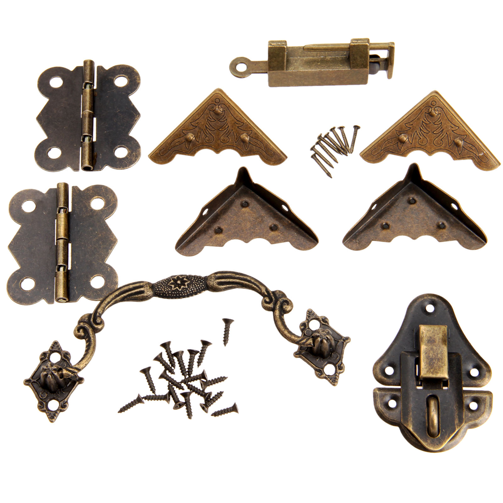 9Pcs/set Furniture Fittings Ch - Furniture Hardware Hinges 评论和价格