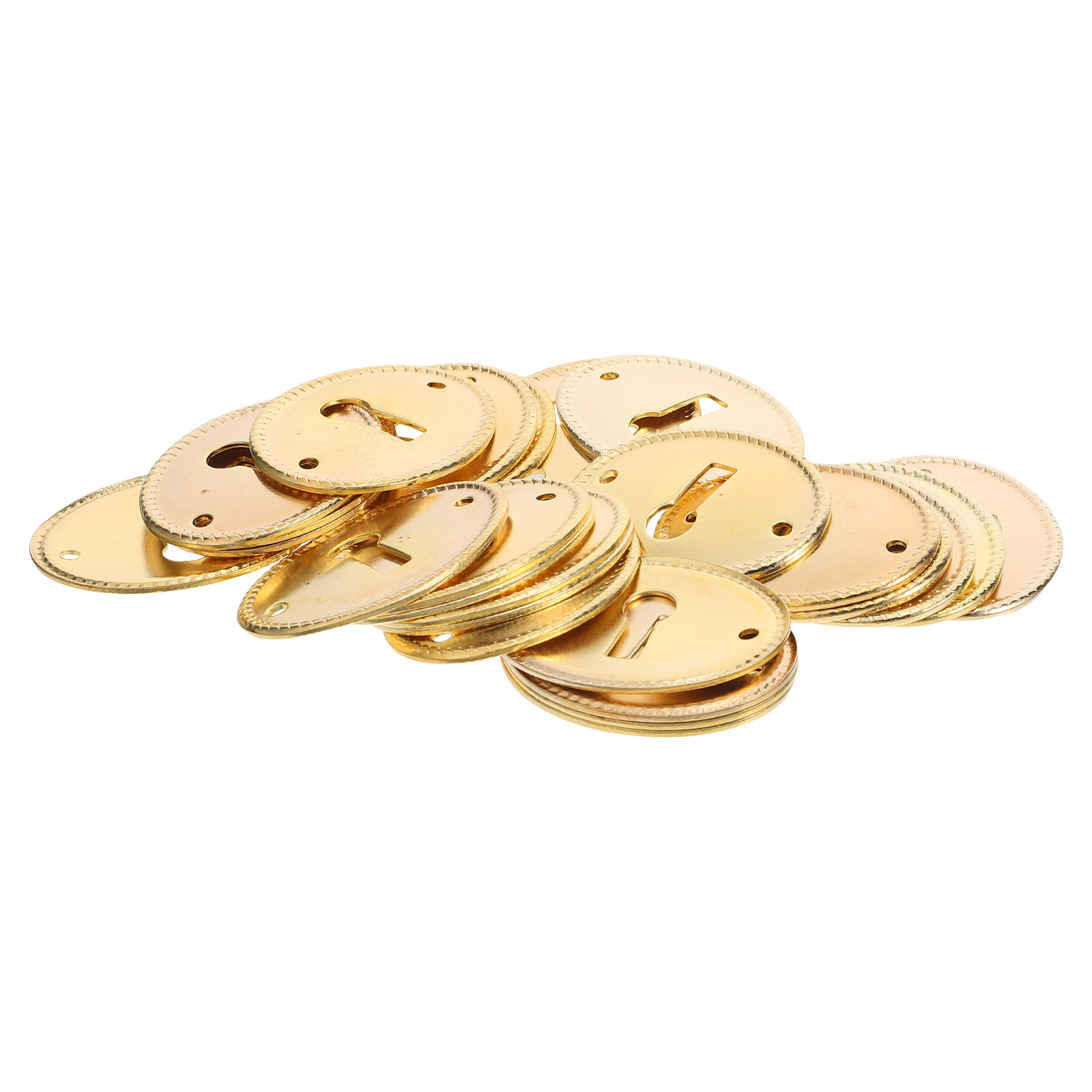 25Pcs Vintage Oval Keyhole Cov - Vintage Furniture Hardware Replacement 评论和价格
