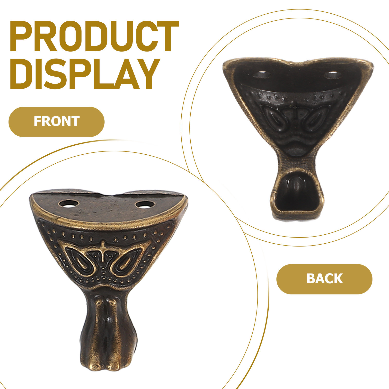 16Pcs Furniture Feet Stable Me - Vintage Furniture Hardware Replacement 评论和价格