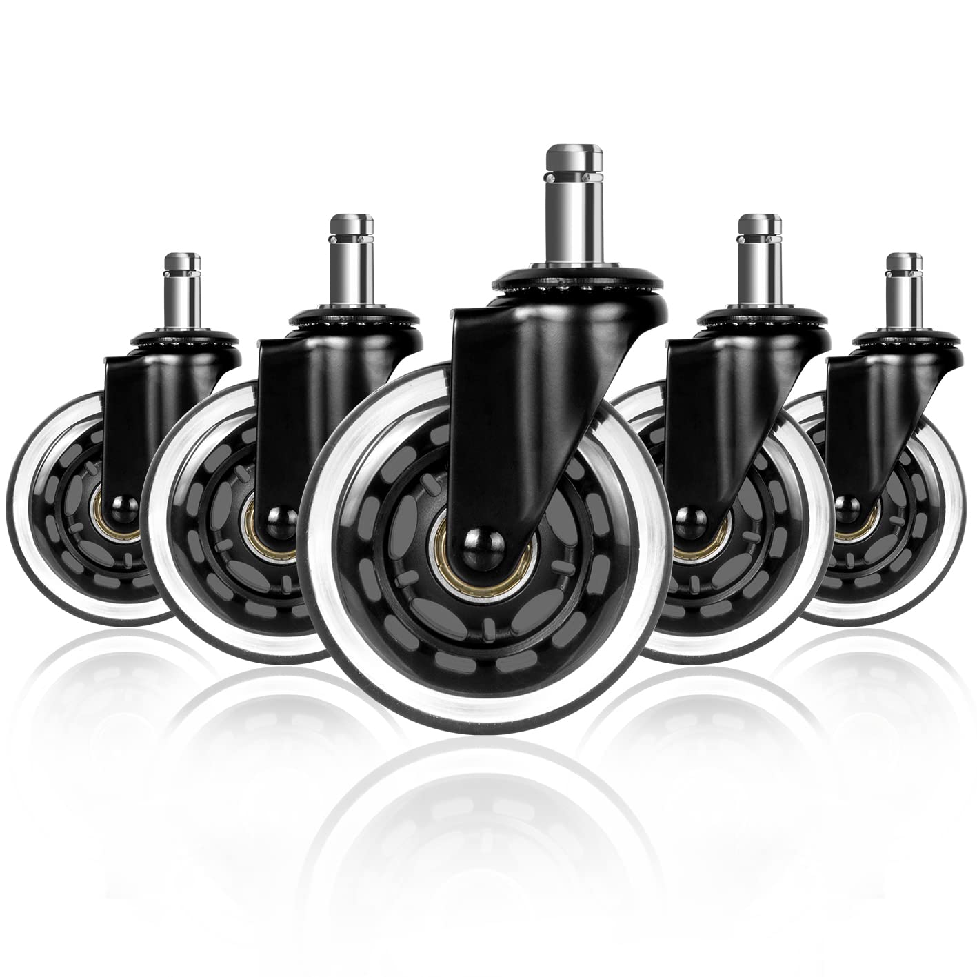 5PCS Universal Mute Caster 50K - Furniture Hardware Replacement 评论和价格